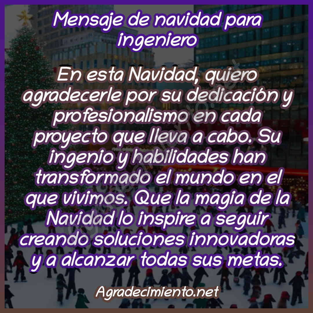imagen con frase de navidad para ingeniero